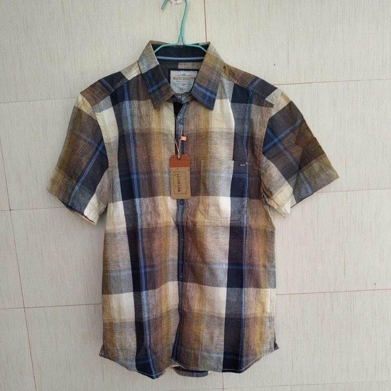 watchout kemeja lengan pendek