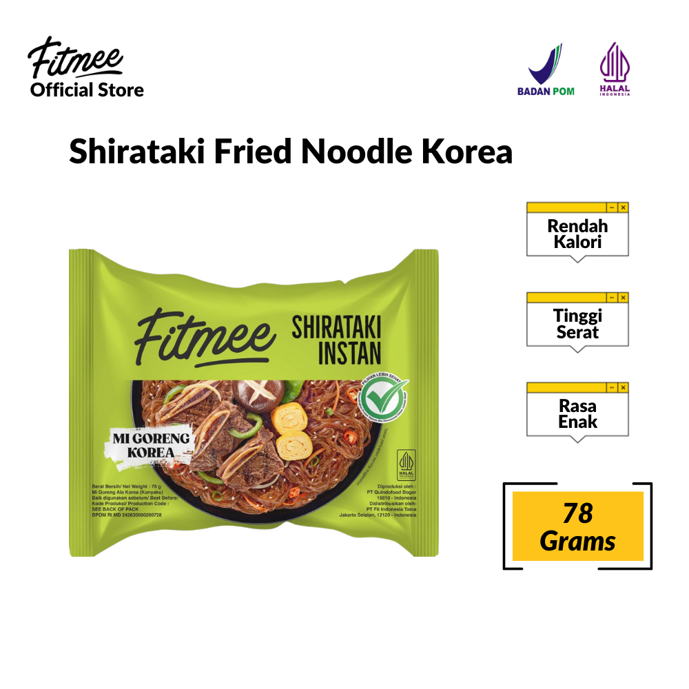

Fitmee Shirataki Fried Noodle Korea 78 Gr