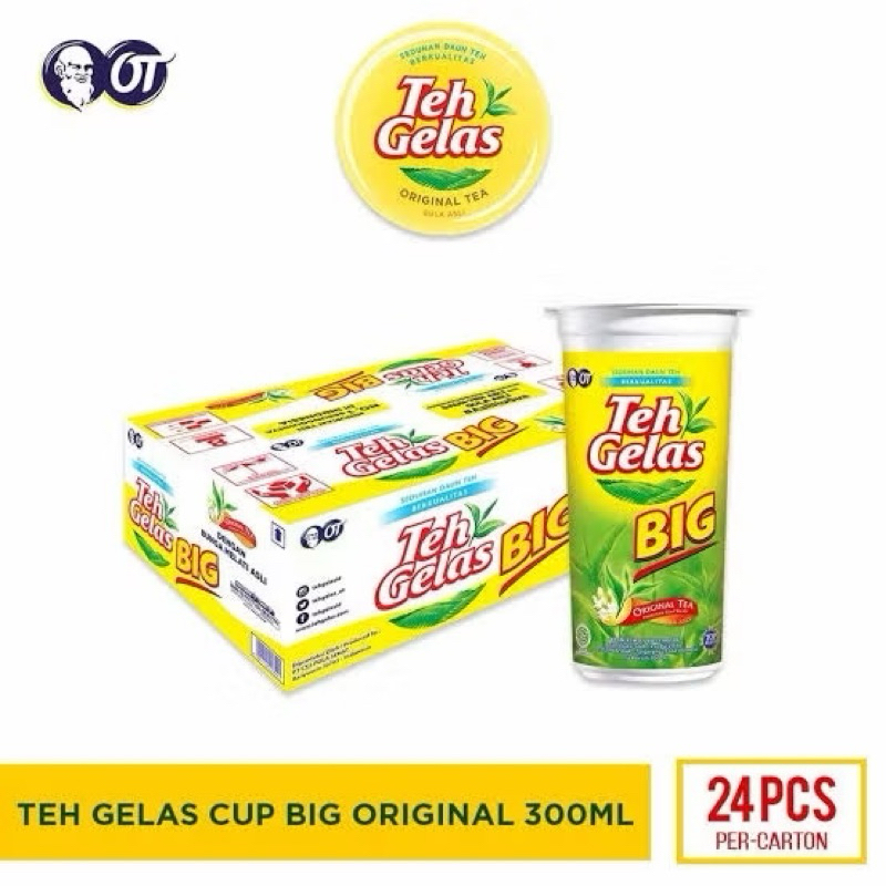 

Teh Gelas Big Original 1 Dus isi 24 Cup