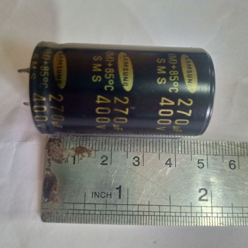 Elco 270uf 400 V merk Samsung second masih normal