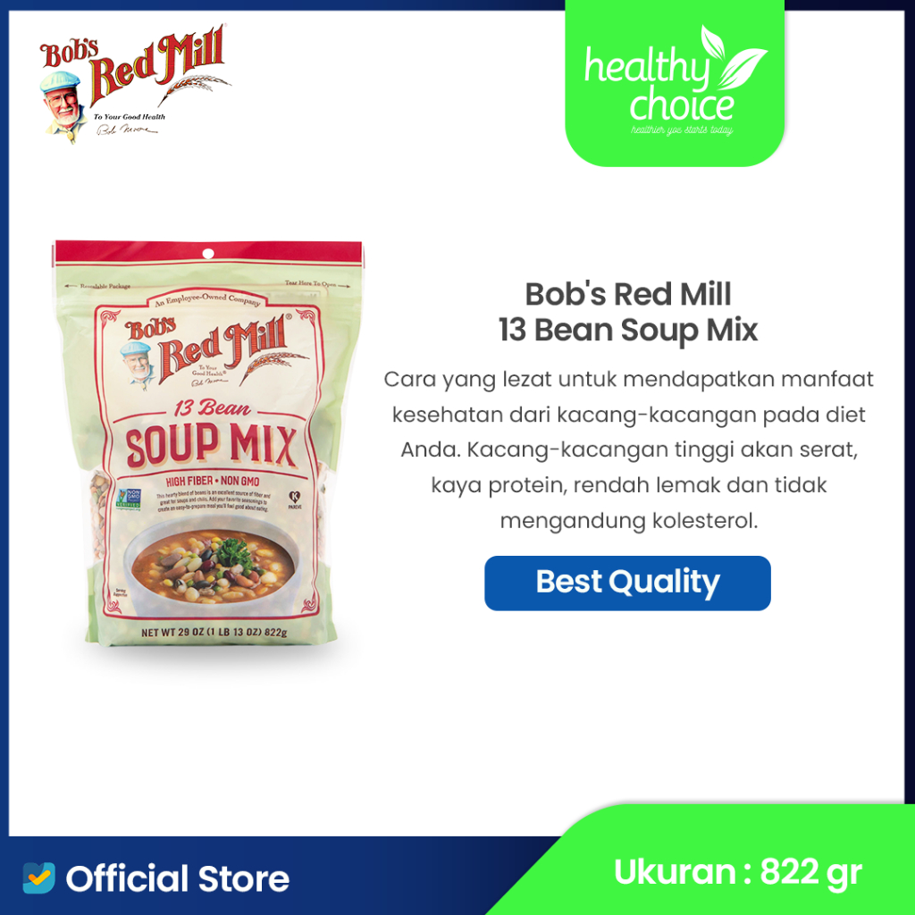 

Bob's Red Mill Soup Mix ( 13 Bean Soup Mix & Vegi Soup Mix )
