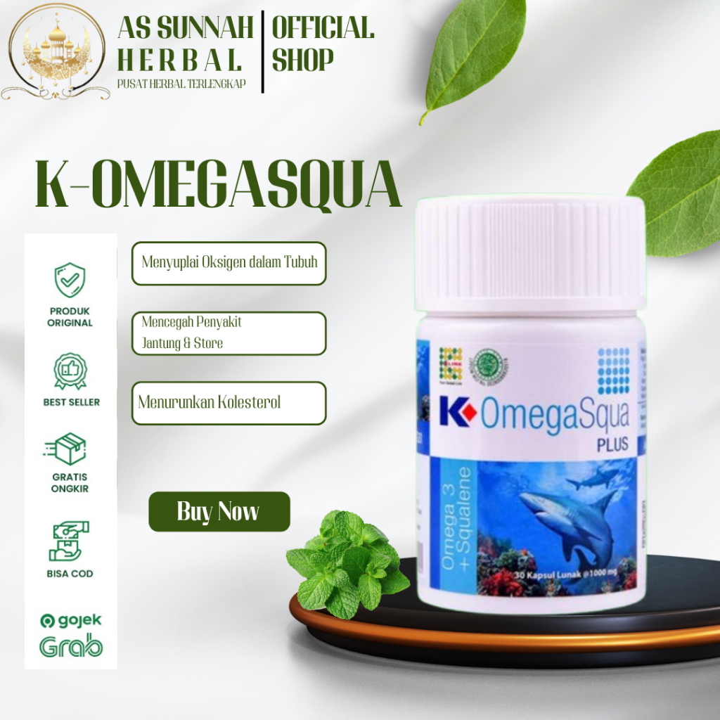 K-OMEGASQUA PLUS 30 SOFTGEL ORGINAL K-LINK | Omega Squa Asli K Link