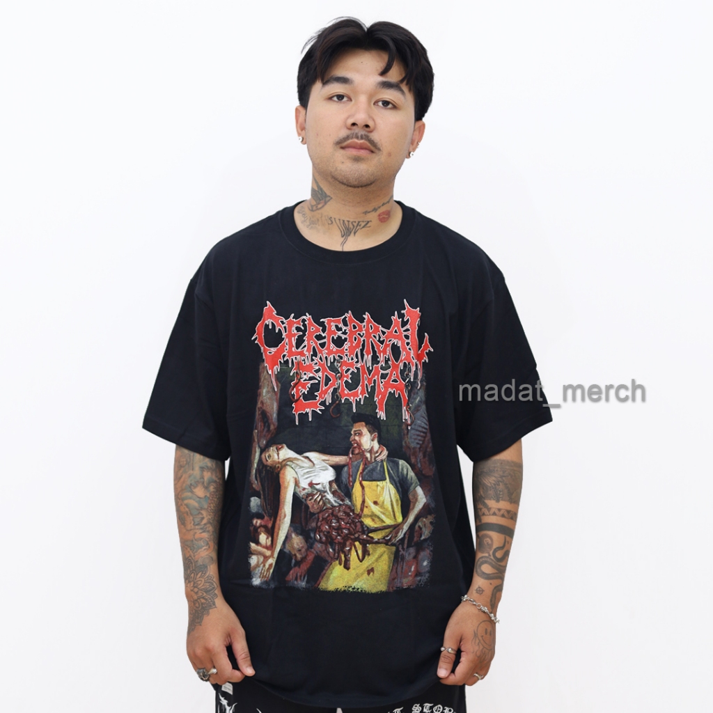 KAOS BAND ORIGINAL TS CEREBRAL EDEMA - WIRJO BANYUWANGI