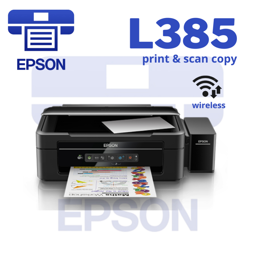 Epson L385 Printer & Scan Copy Wireless