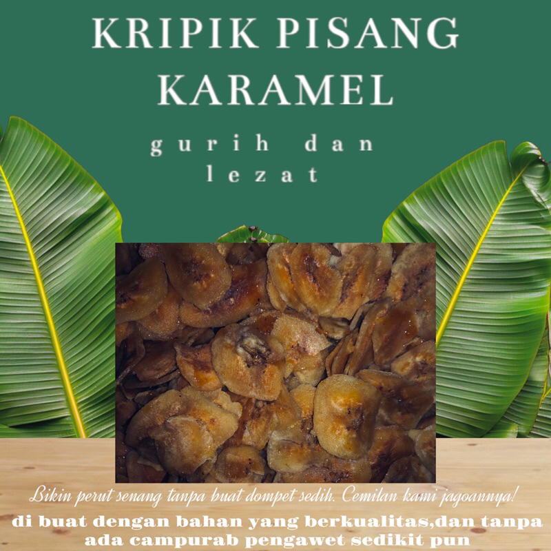 

KRIPIK PISANG CARAMEL