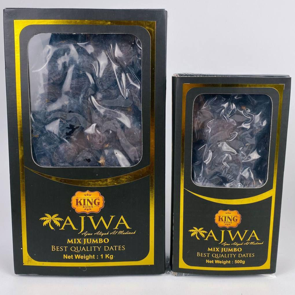 

Kurma King Ajwa Nabi Medina Jumbo Dates | Ajwah Madinah Oleh Oleh Haji Original Azwa Saudi Arabia