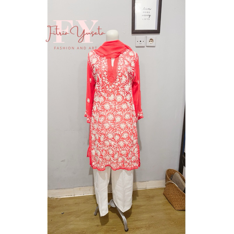 kaftan india kaftan lebaran mewah ala India kaftan mewah ala india hari raya atasan muslimah ala ind