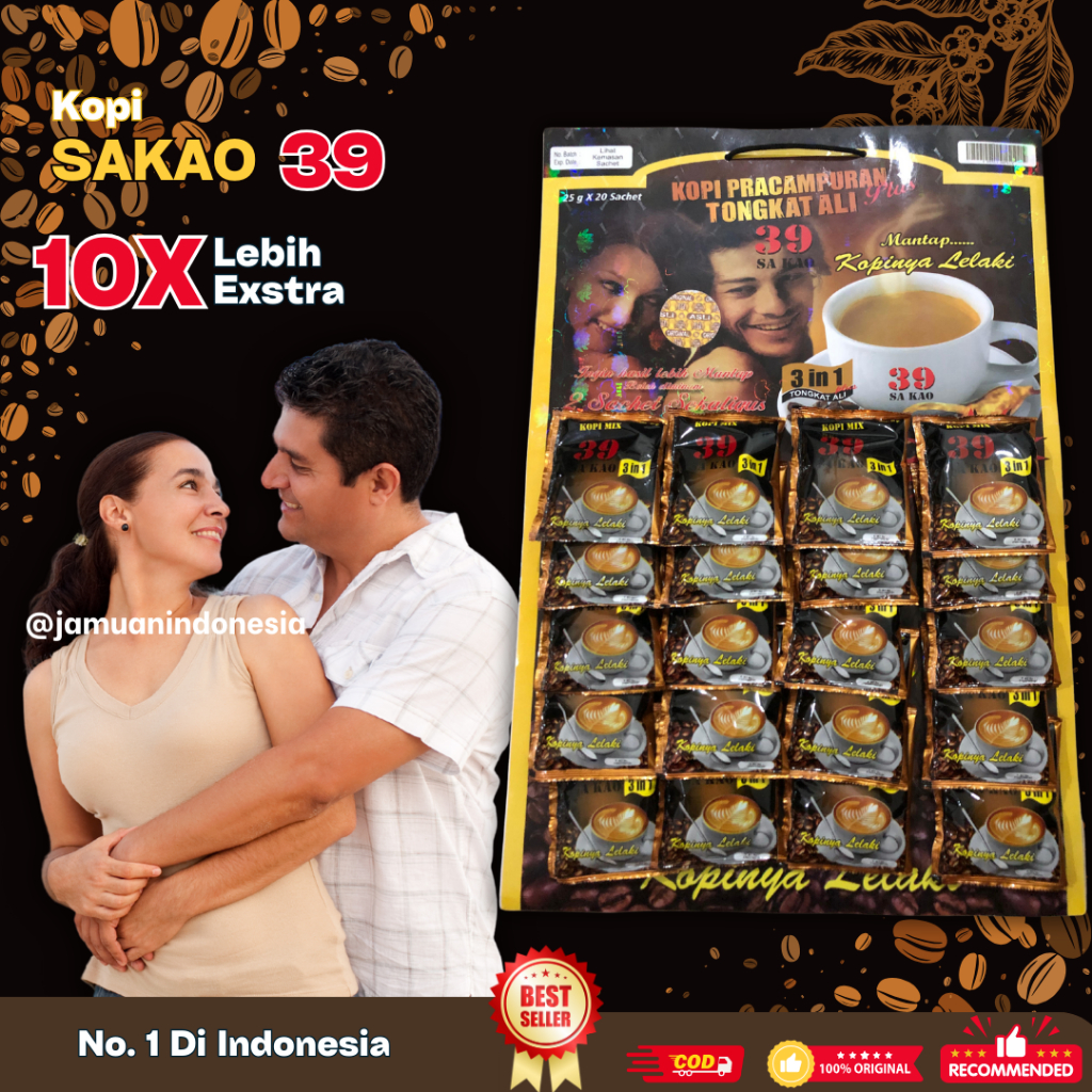 

Kopi 39 Sakao Tongkat Ali Original 20 Sachet