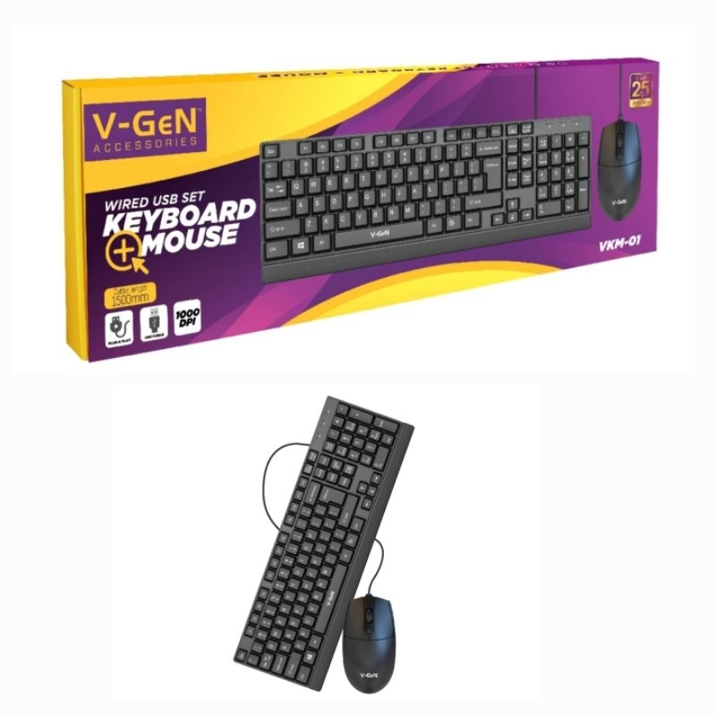 VKM-01 (Wired Keyboard + Mouse)