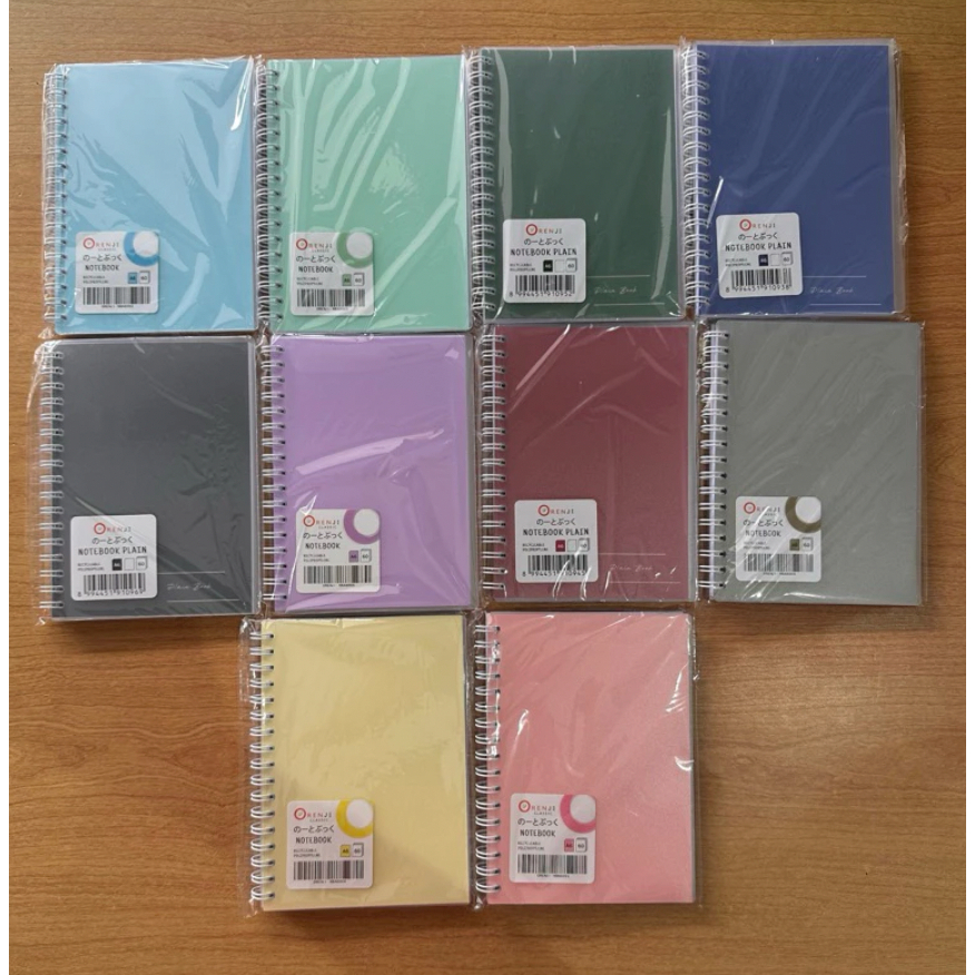 

Notebook Lines/ Garis Orenji A6 Spiral Samping isi 60 lembar