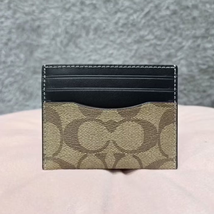 

(100% ORI) C0ACH SLIM ID CASE CARD SIGNATURE