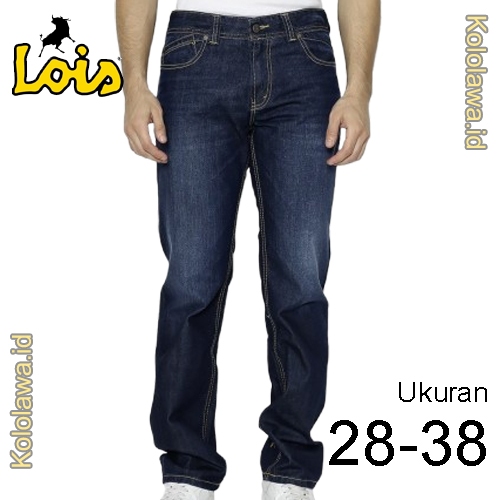 Lois Original Celana Jeans Panjang Pria Straight CFS092B Celana Jeans Lois Model Terbaru