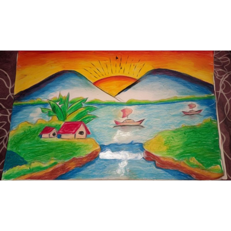 

menggambar/lukisan tangan sendiri