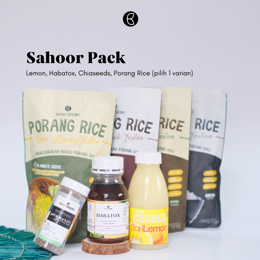 

Sahoor Pack | Paket sahur ramadhan | Tinggi serat | Menjaga daya tahan tubuh