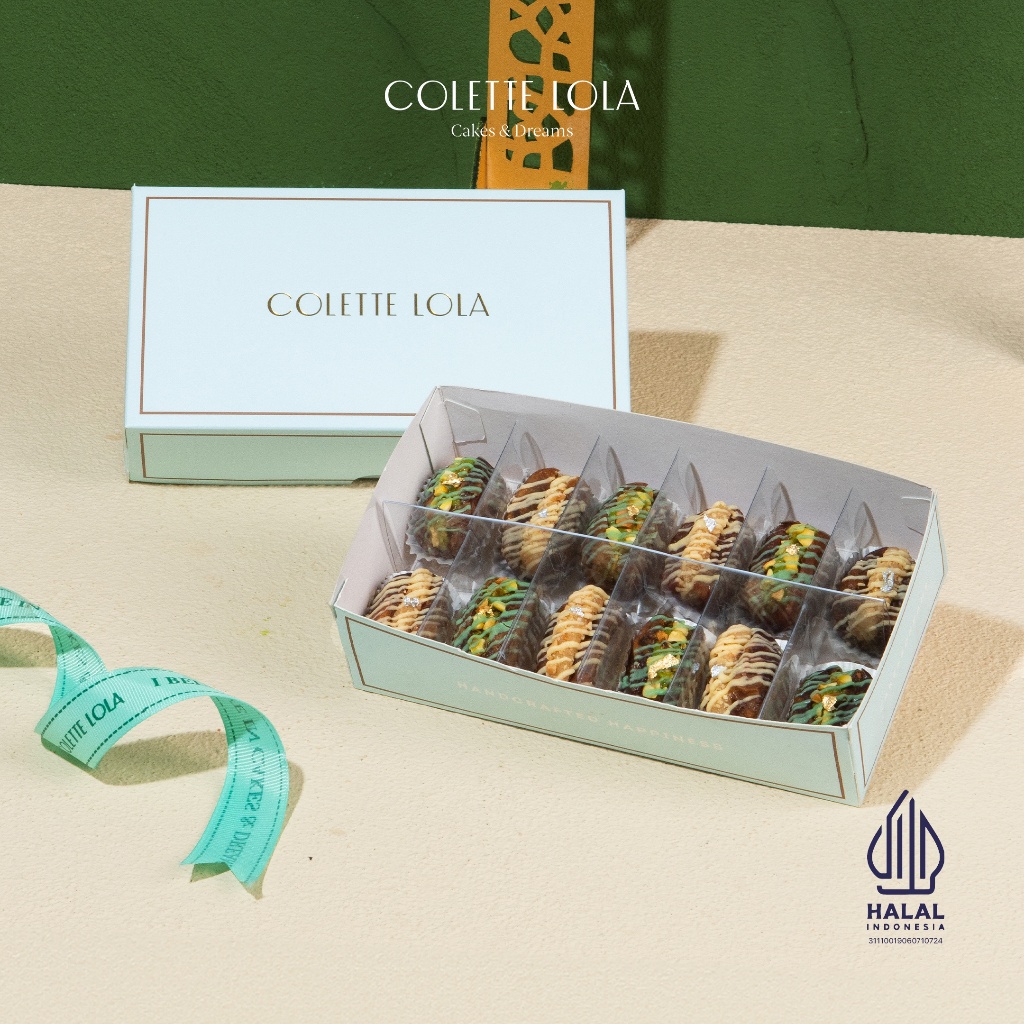 

Colette Lola Lebaran Idul Fitri Pistachio Dates Set - 12 pcs