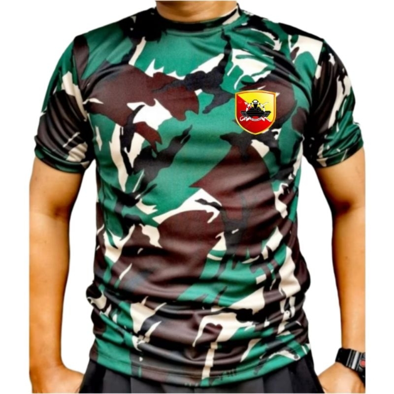 T-shirt Army Kavaleri Kaos Army Kavaleri Bahan Jersey Dri Fit