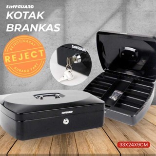 [OBRAL CACAT] Kotak Brankas Uang Perhiasan Cash Safebox Key Lock 33x24x9cm - JJZS66