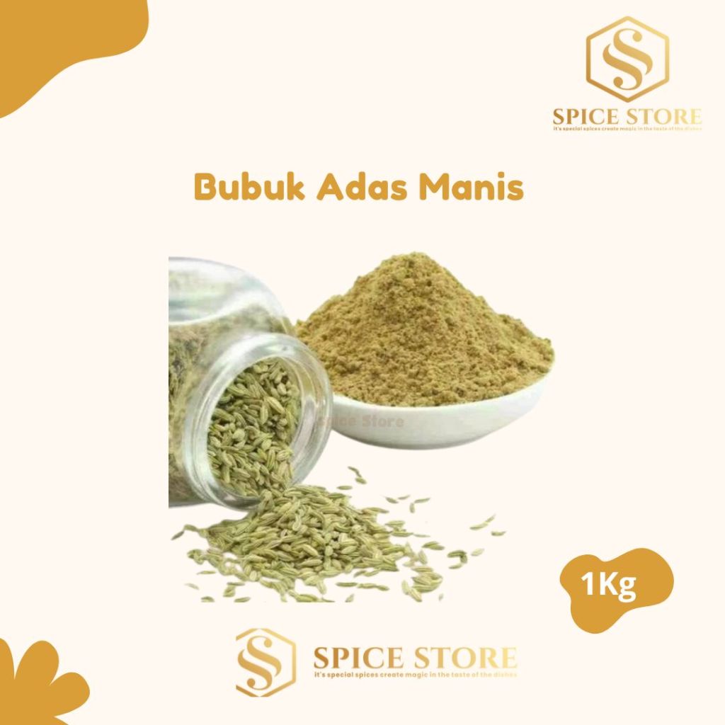 

Spice Store - Bumbu Dapur Bubuk Adas (1000Gr)