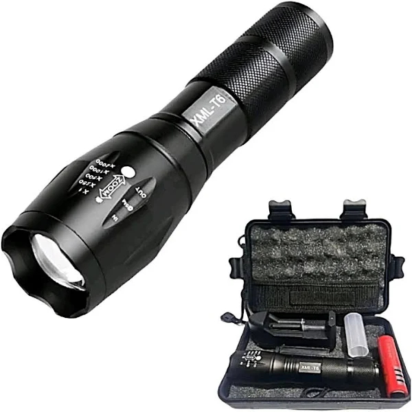 Senter Fullset Lengkap XML - T6/Senter LED