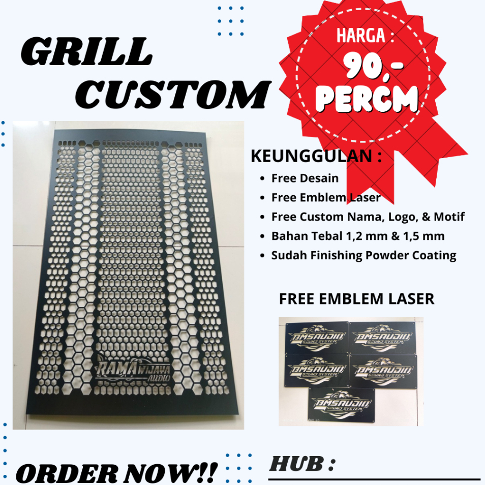 Grill Speaker Box Rumahan