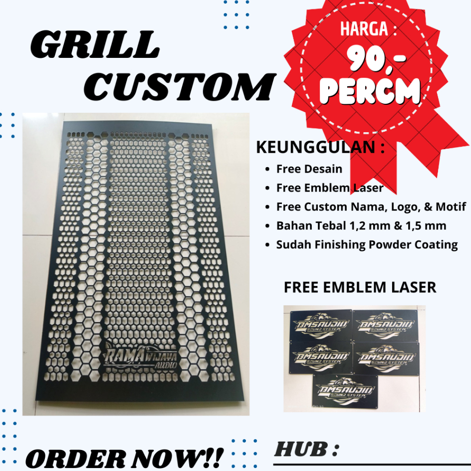Grill Speaker Box Rumahan