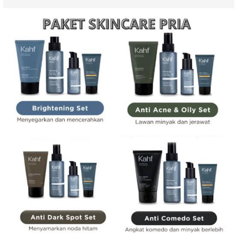 Paket Skincare Pria Kahf