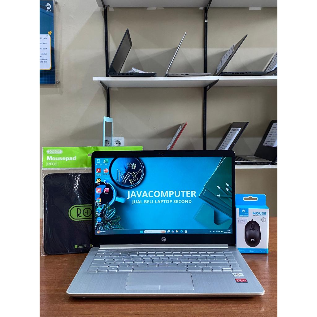 HP 14s-dk1001AU AMD Athlon Silver 3050U RAM 4GB DDR4 SSD 256GB seken