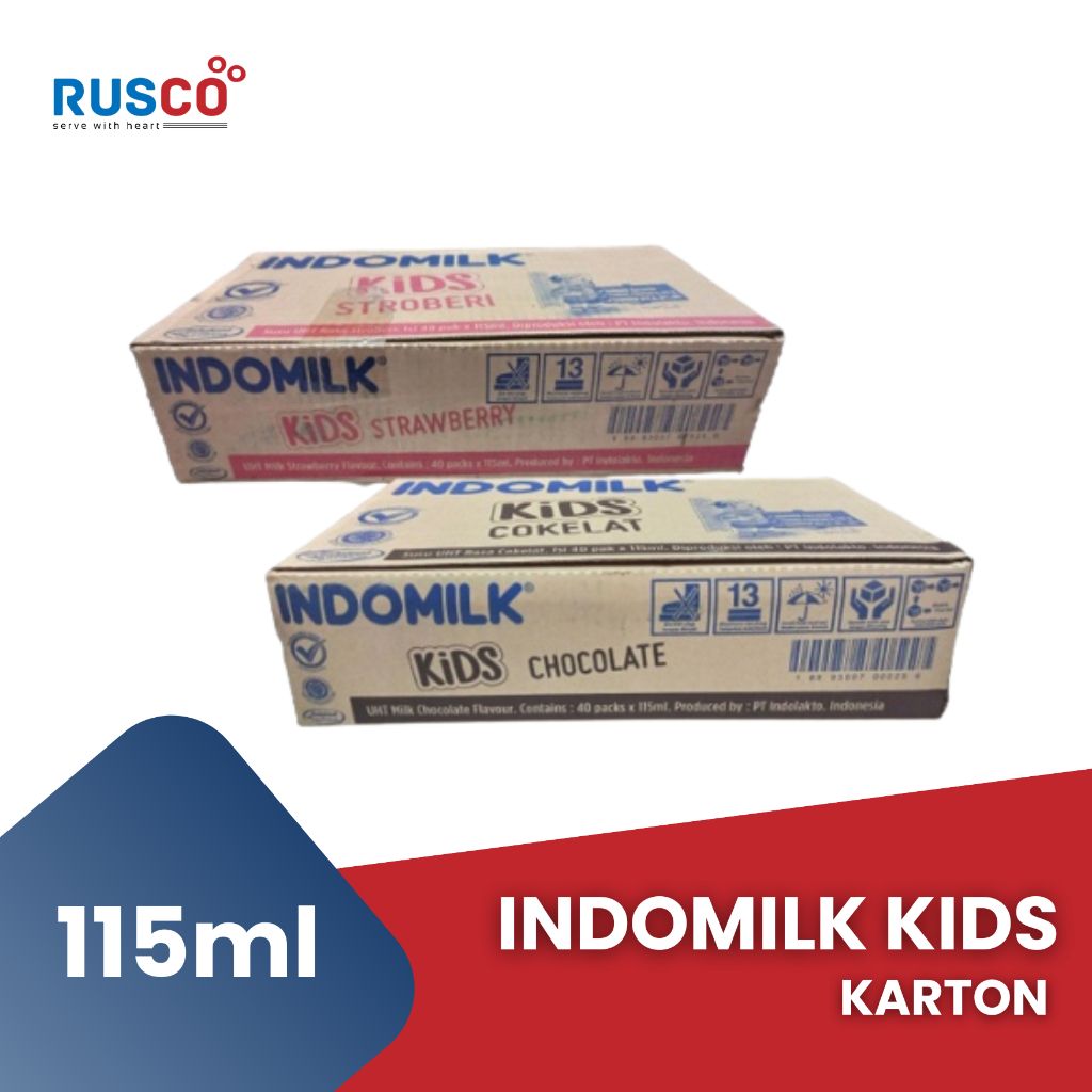

Indomilk Kids 115ml (1Karton Isi 40 pcs) - RUSCOMART