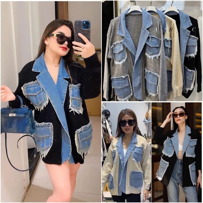 BLAZER MIX JEANS PREMIUM