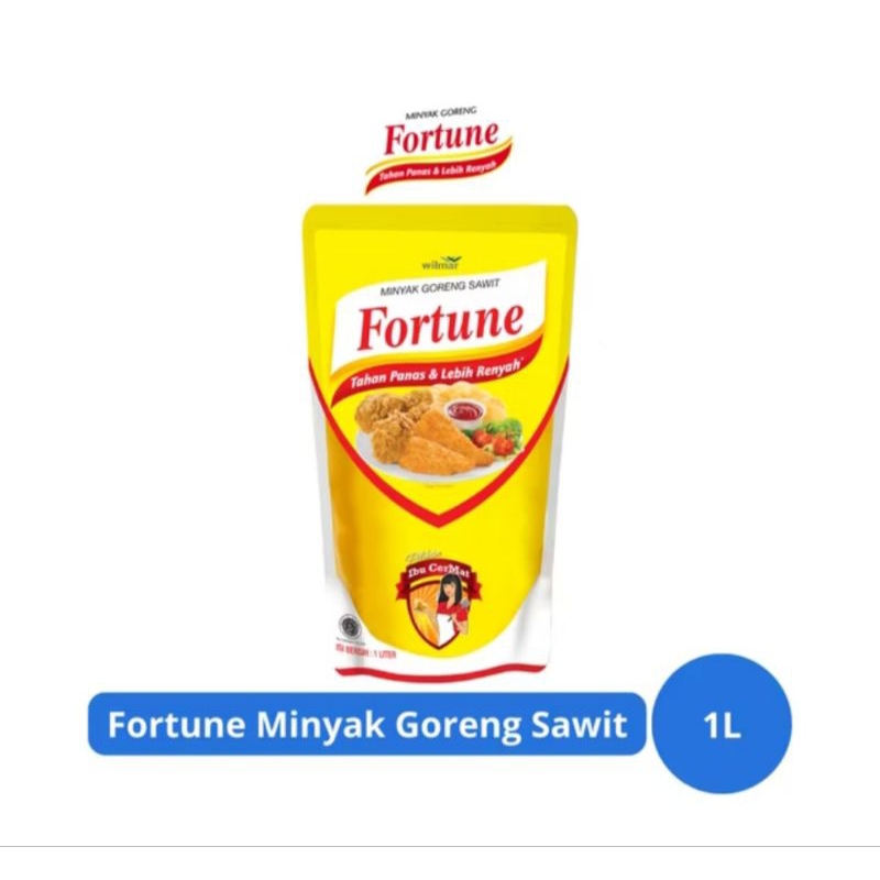 

Fortune Minyak Goreng Pouch 1 Liter
