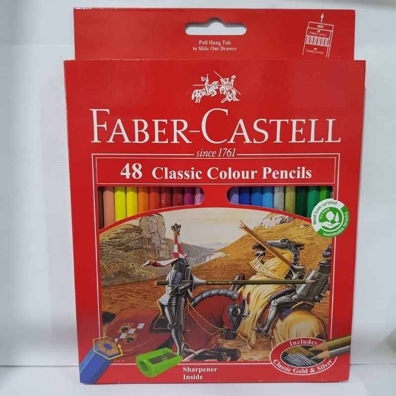 

PENSIL WARNA FABER CASTELL CLASSIC 48 WARNA