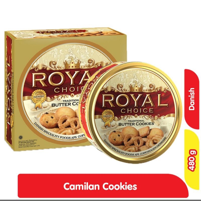 

ROYAL CHOICE Butter Cookies Kaleng 480g & 240g