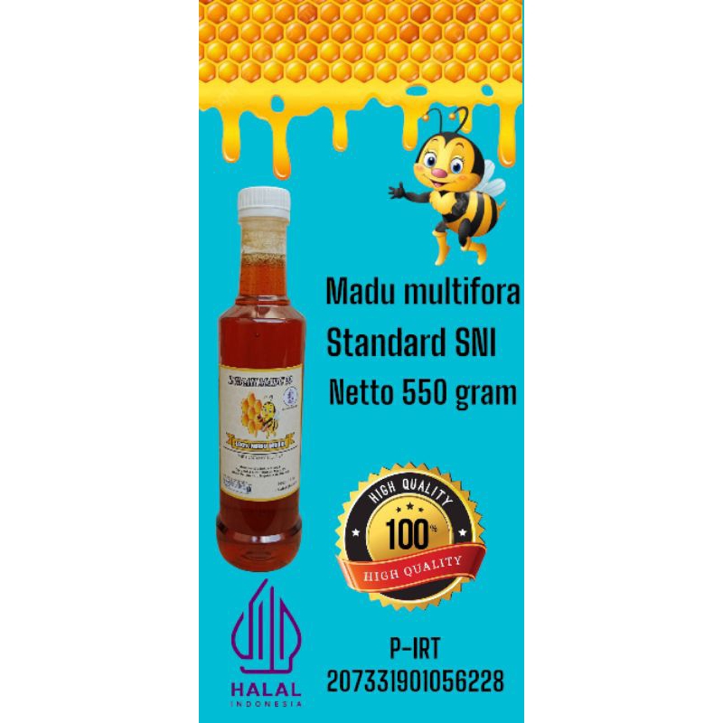 

MADU MURNI SNI 100% NETTO 550 GRAM