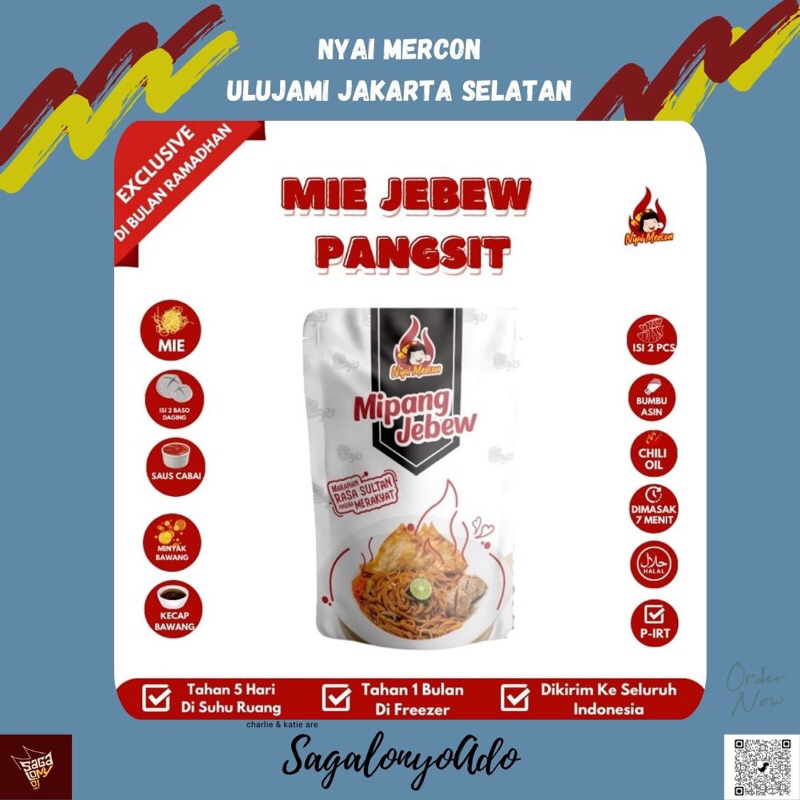 

Mie Jebew Nyai Mercon PEDAS
