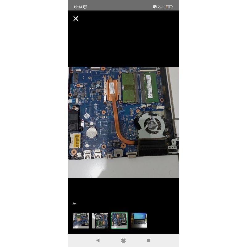 motherboard laptop Hp 14 AC 14cm