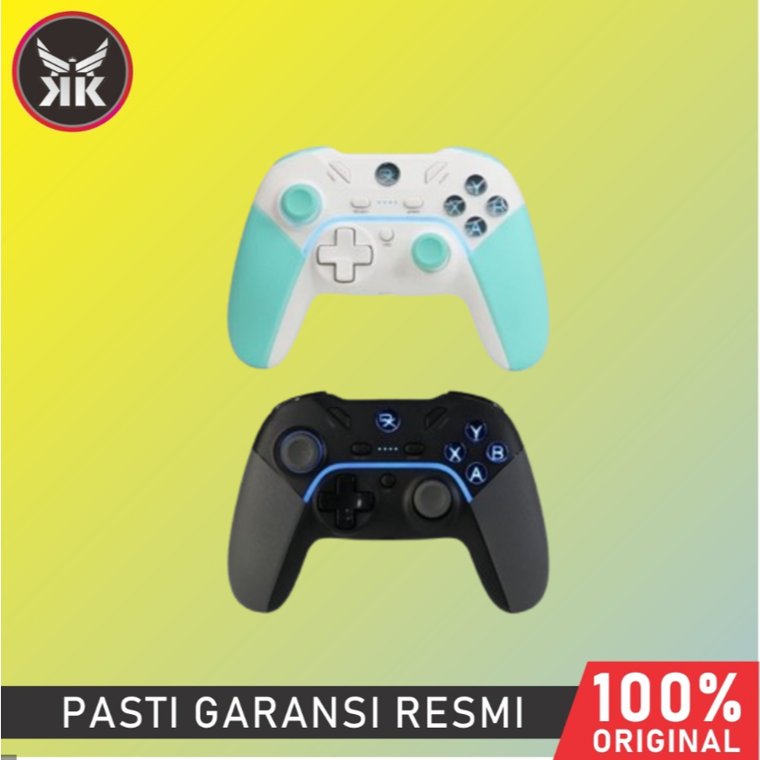 REXUS DAXA ASTERIA DX  AX1 WIRELESS GAMEPAD JOYSTICK BLACK - WHITE