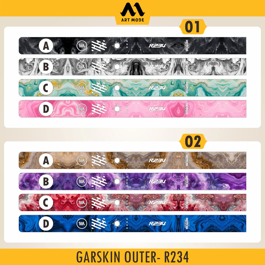 

(OUT-1) ARTMODE STIKER MOTIF BODY LUAR SAMPING - KATALOG PART 1