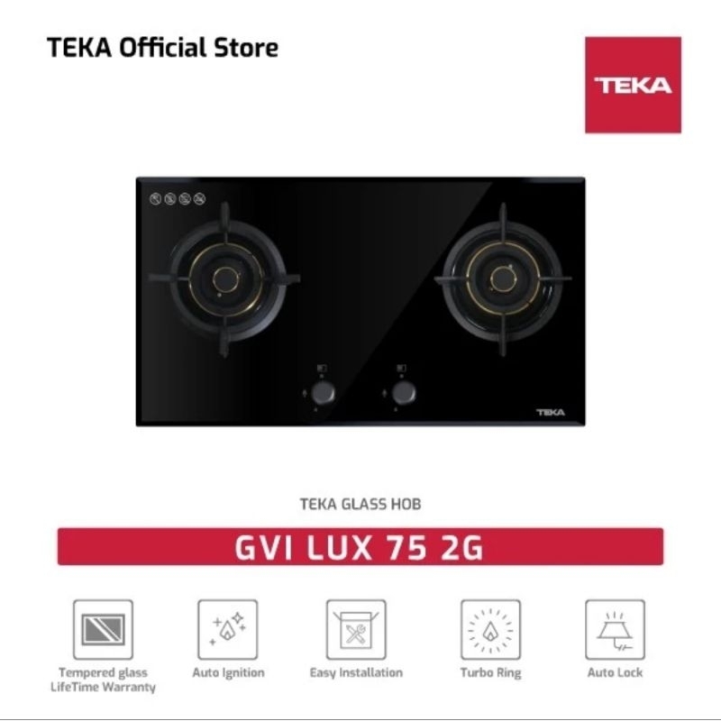 TEKA KOMPOR TANAM GAS 2TUNGKU GVI 75.2G