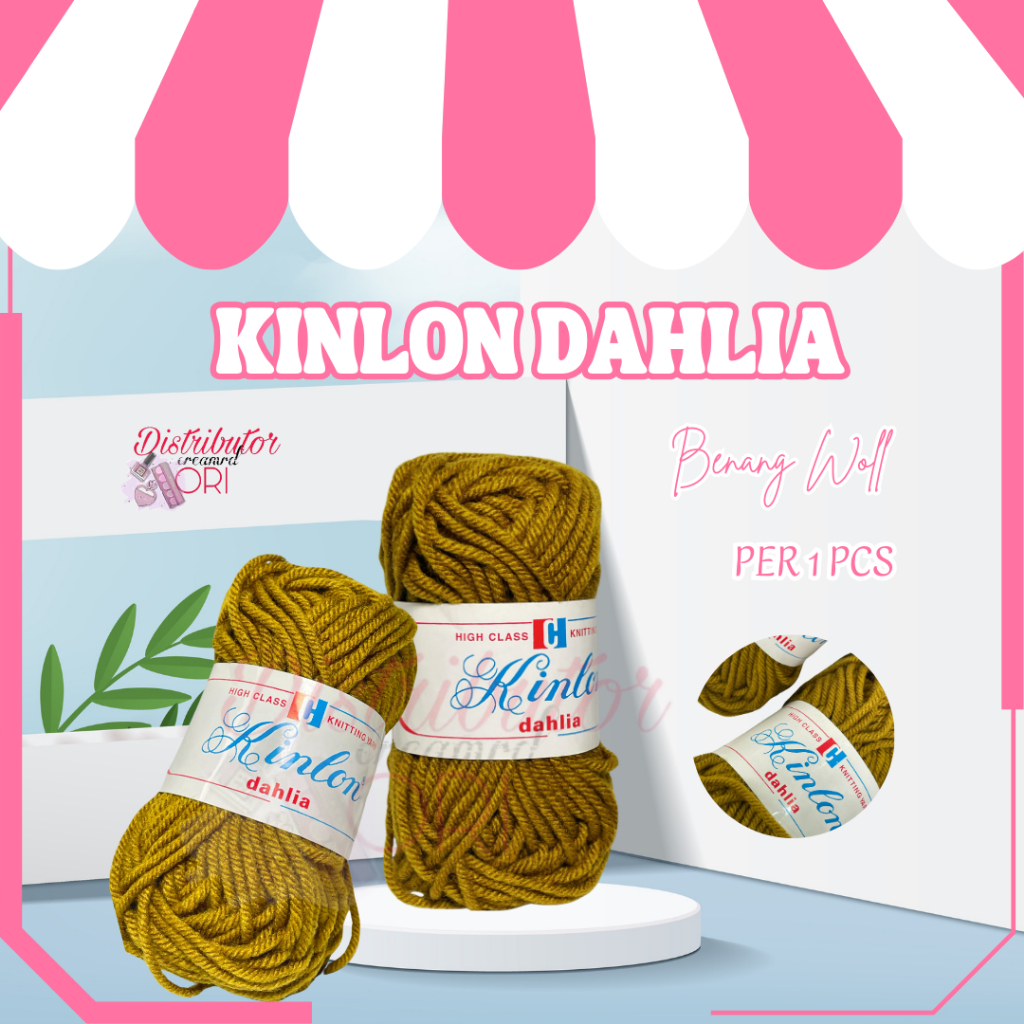 KINLON Dahlia Benang Woll | Rajut