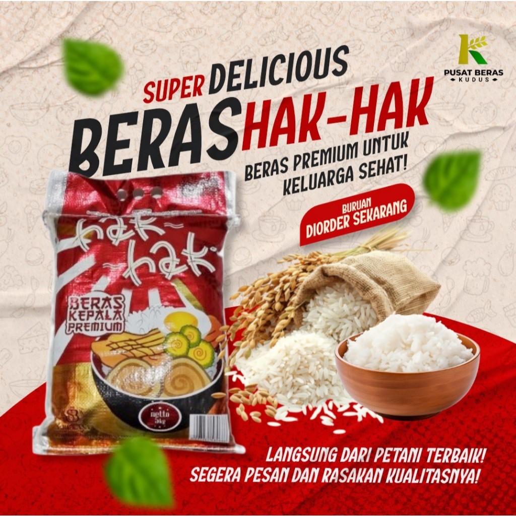 

BERAS MURAH KUALITAS PREMIUM BERAS HAK HAK