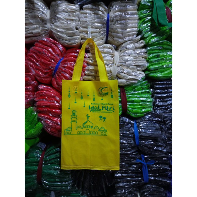 

Tas Hampers Lebaran Box 20x20 Tas Spunbond Idul Fitri