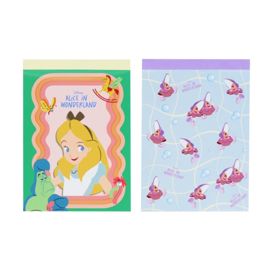 

Mini Memo Pad Disney Alice in Wonderland Cheshire Cat Weird Wave Note Buku Kecil Limited Edition