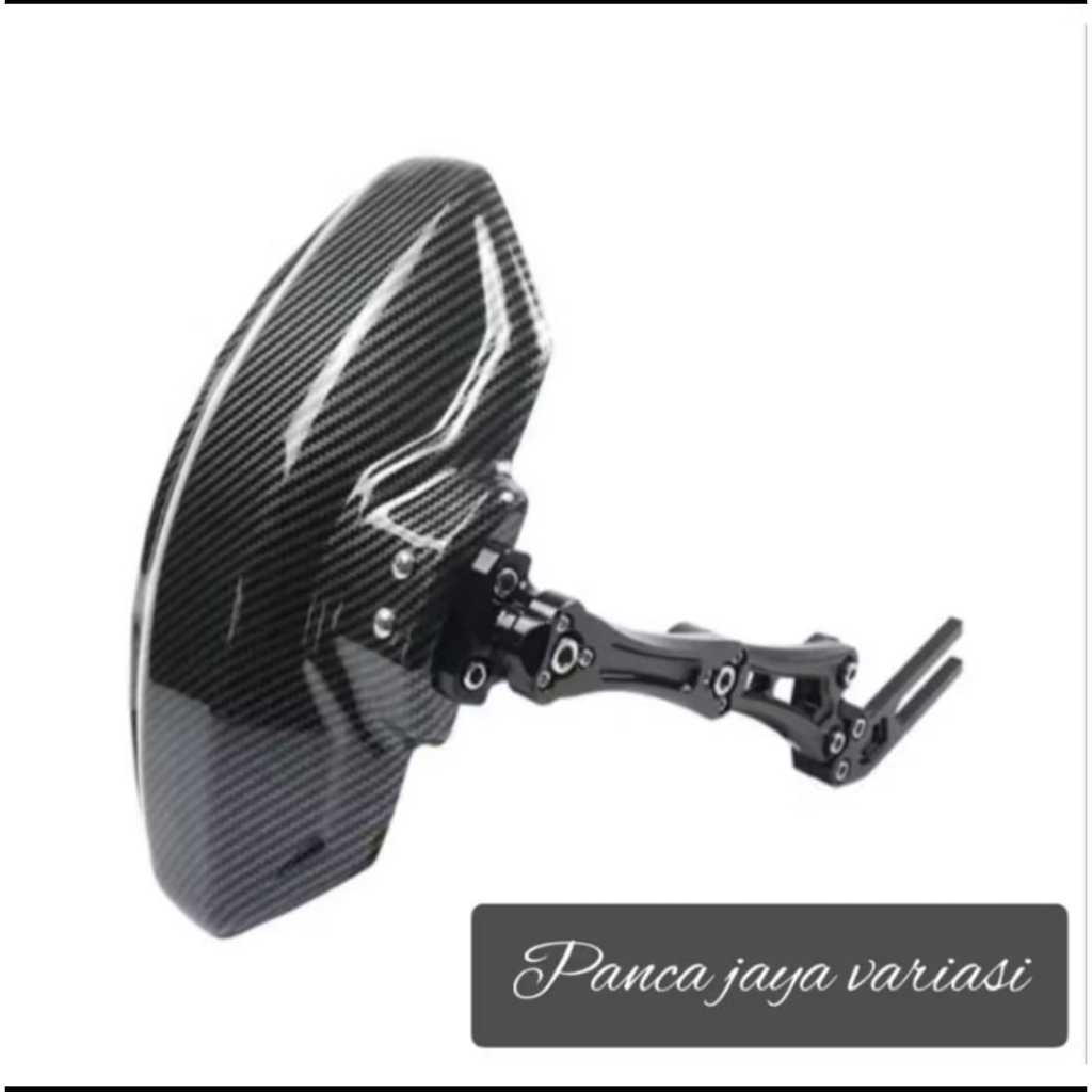 MudGuard Belakang Motor Universal/ MudGuard Motor mudguard carbon CNC universal mud guard penahan lu