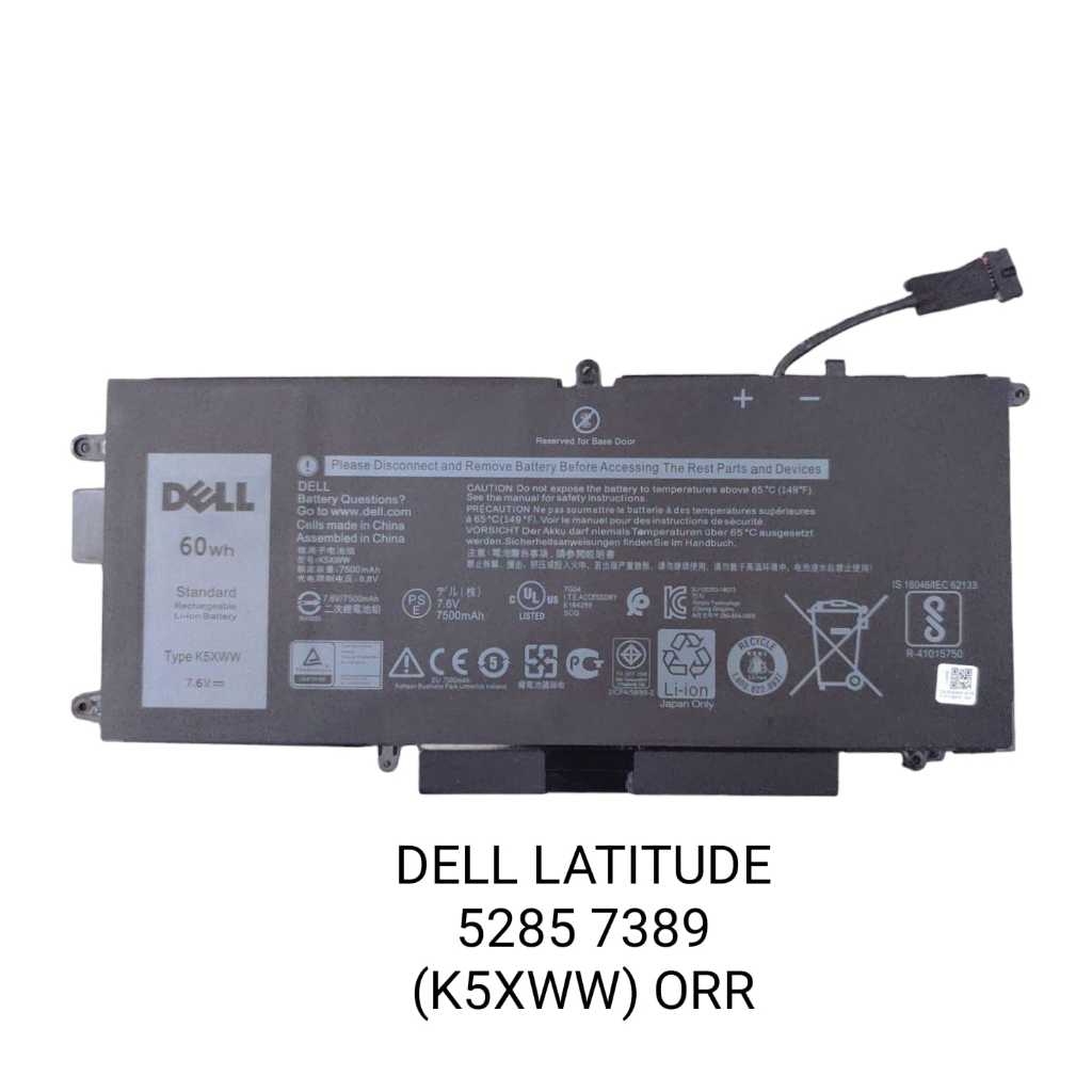 BATERY DELL LATITUDE 5285 7389 (K5XWW) ORR