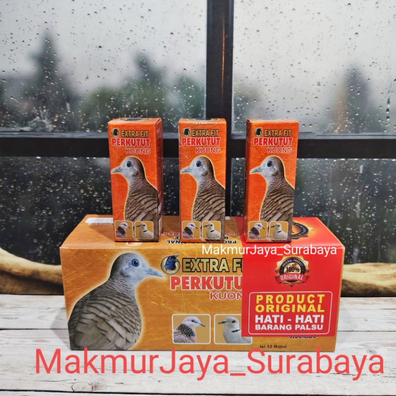 EXTRA VIT PERKUTUT KUONG 25ml (ASLI) VITAMIN EXTRAVIT VITAMIN BOOSTER BURUNG KUTUT PERKUTUT