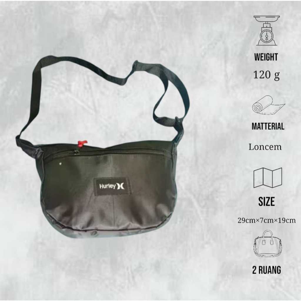 NEW ARRIVAL TAS SELEMPANG PRIA MODEL PERAHU BAHAN LOUNCEM / SLINGBAG KASUAL TERBARU