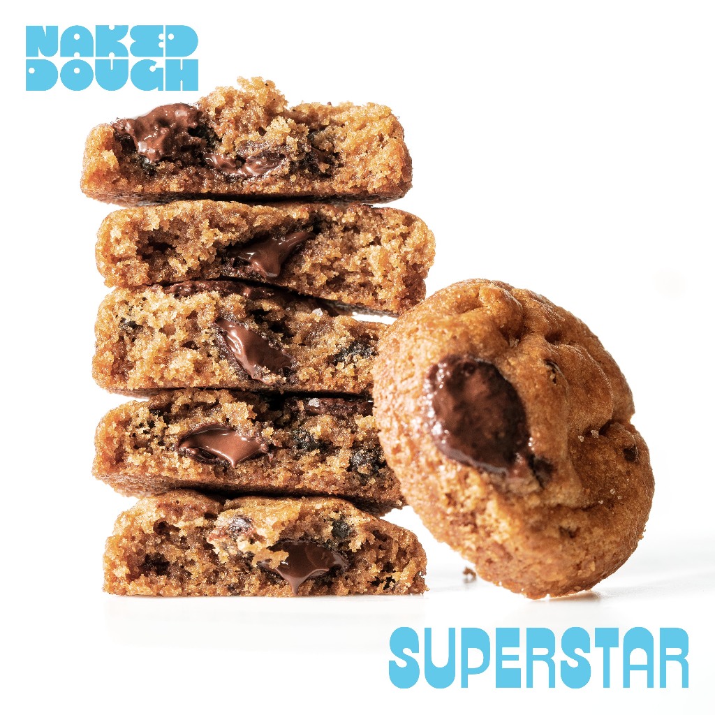 

Naked Dough - Superstar - Classic Soft Chewy Chocolate Chip Cookie - Mini Series