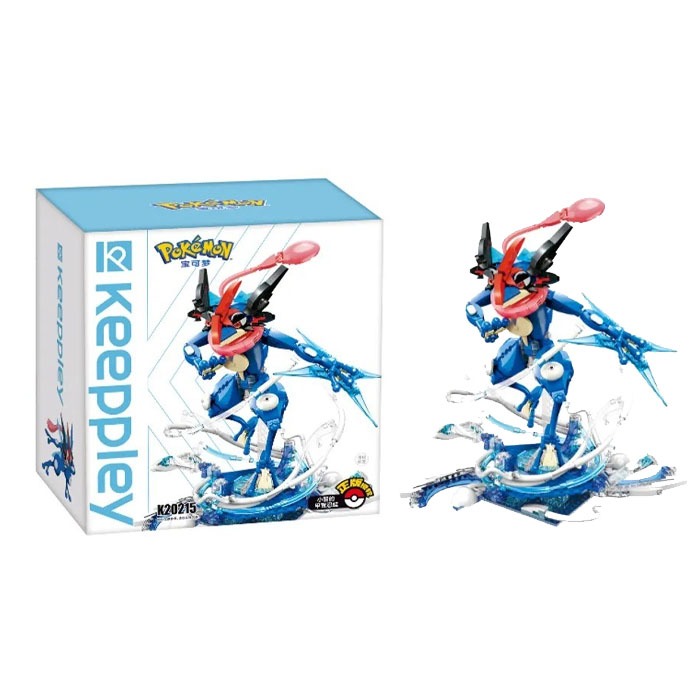 Keeppley Pokemon Ash Greninja Bricks Figure
