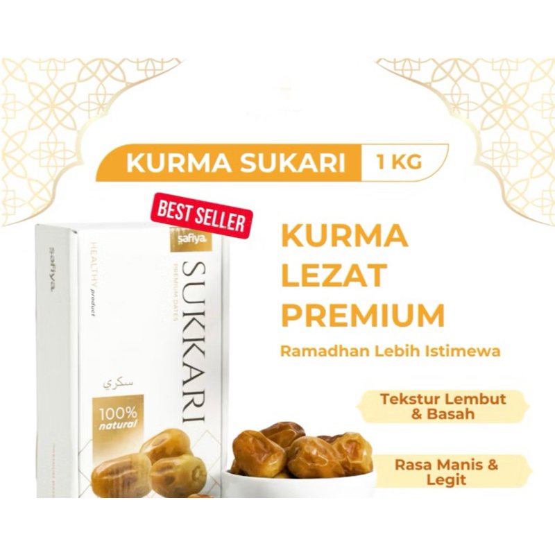 

Kurma Sukkari Premium – Lembut, Manis & Fresh | Cocok untuk Ramadhan & Oleh-Oleh Haji