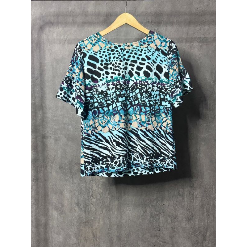 Blouse sifon motif batik/atasan sifon motif batik